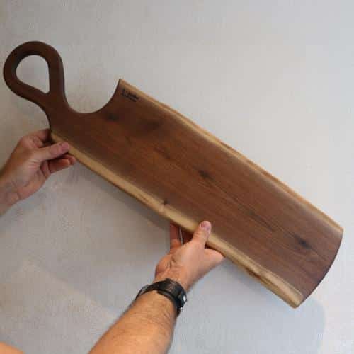 planche de présentation fromage en noyer d'Amérique réctangulaire