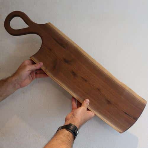 planche de présentation fromage en noyer d'Amérique réctangulaire