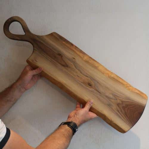 planche de présentation fromage en noyer d'Amérique réctangulaire