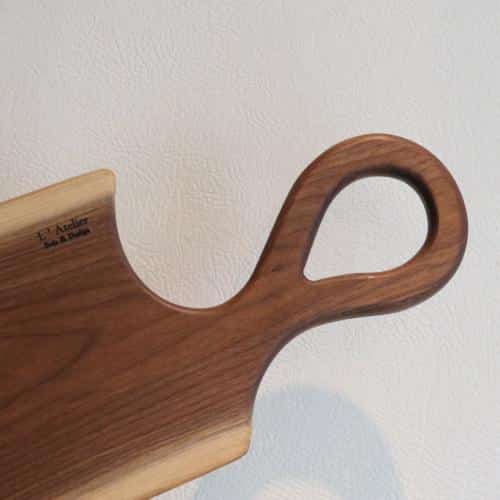 planche de présentation fromage en noyer d'Amérique réctangulaire