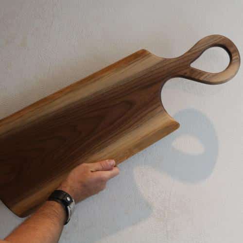 planche de présentation fromage en noyer d'Amérique réctangulaire