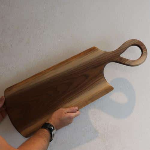 planche de présentation fromage en noyer d'Amérique réctangulaire